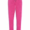 JUICY COUTURE RASPBERRY ROSE TOWELLING CUFFED JOGGER
