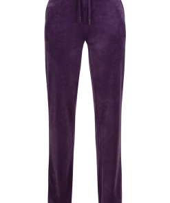 JUICY COUTURE TRACKSUITS BLACKBERRY CORDIAL CLASSIC VELOUR DEL RAY BOTTOMS