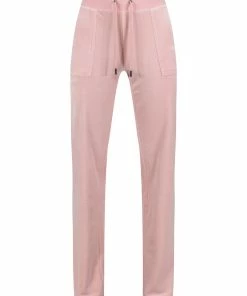 JUICY COUTURE TRACKSUITS PALE PINK CLASSIC VELOUR DEL RAY POCKETED BOTTOMS