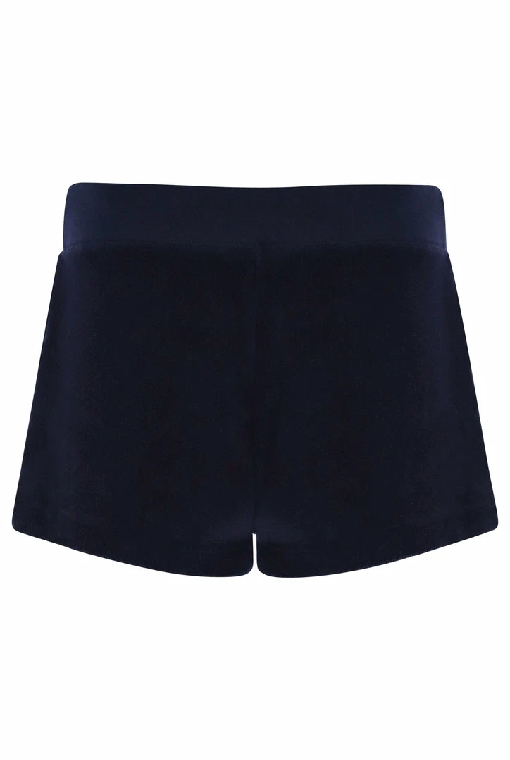 JUICY COUTURE TRACKSUITS NIGHT SKY BLUE TERRY TOWELLING TRACK SHORT