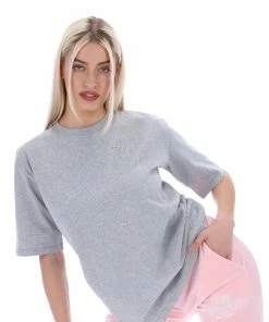 JUICY COUTURE TOPS SILVER MARL ANNIVERSARY NUMERAL UNISEX TEE