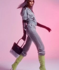 JUICY COUTURE CHINOIS GREEN CLASSIC VELOUR DEL RAY POCKETED BOTTOMS