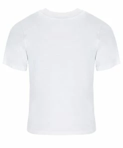 JUICY COUTURE WHITE ANNIVERSARY NUMERAL DIAMANTE GIRLFRIEND TEE TOPS