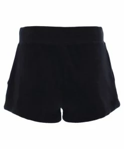 JUICY COUTURE BLACK TERRY TOWELLING TRACK SHORT TRACKSUITS