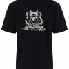 JUICY COUTURE BLACK ANNIVERSARY CREST GRAPHIC UNISEX TEE
