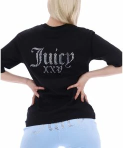 JUICY COUTURE BLACK ANNIVERSARY NUMERAL UNISEX TEE