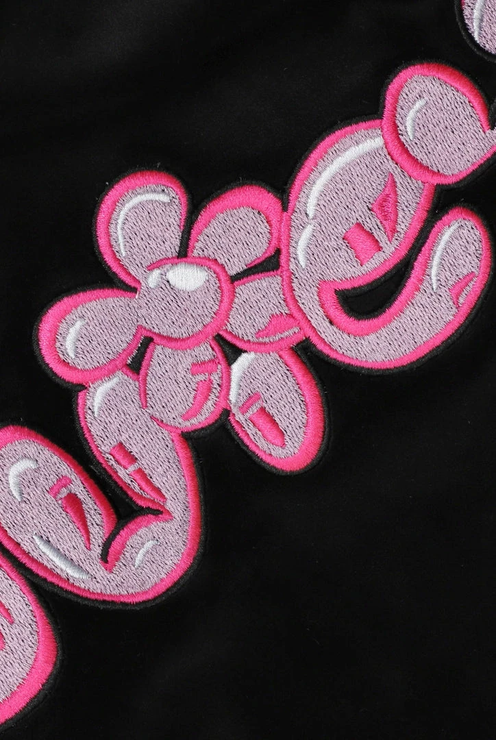 JUICY COUTURE NEW IN BLACK JUICY BUBBLE GIRLFRIEND TEE