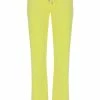 JUICY COUTURE LEMON DROP LUXE VELOUR DEL RAY POCKETED BOTTOMS TRACKSUITS