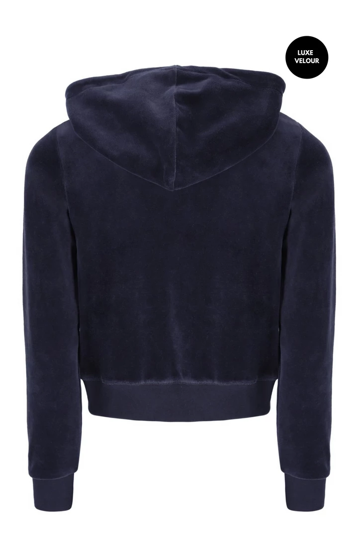 JUICY COUTURE NIGHT SKY LUXE VELOUR ROBERTSON HOODIE TRACKSUITS