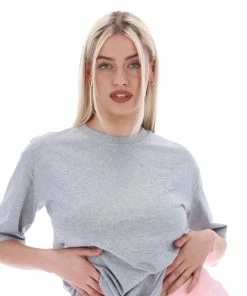 JUICY COUTURE TOPS SILVER MARL ANNIVERSARY NUMERAL UNISEX TEE