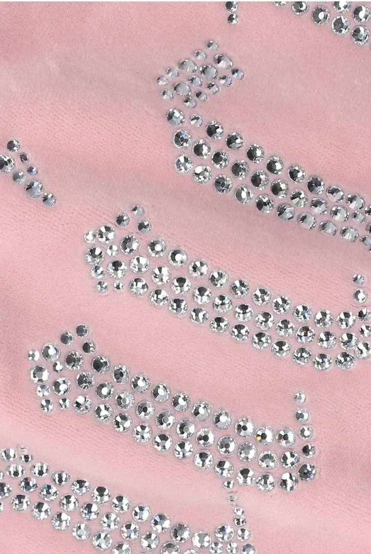 Juicy Couture UK ALMOND BLOSSOM CONTRAST VELOUR DIAMANTE JUMPSUIT DRESSES