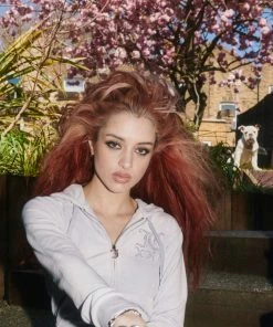 JUICY COUTURE TRACKSUITS QUIET GREY ANNIVERSARY DIAMANTE ZIP THROUGH HOODIE