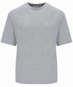 JUICY COUTURE TOPS SILVER MARL ANNIVERSARY NUMERAL UNISEX TEE