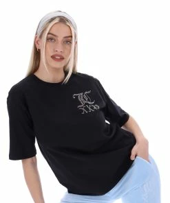 JUICY COUTURE BLACK ANNIVERSARY NUMERAL UNISEX TEE