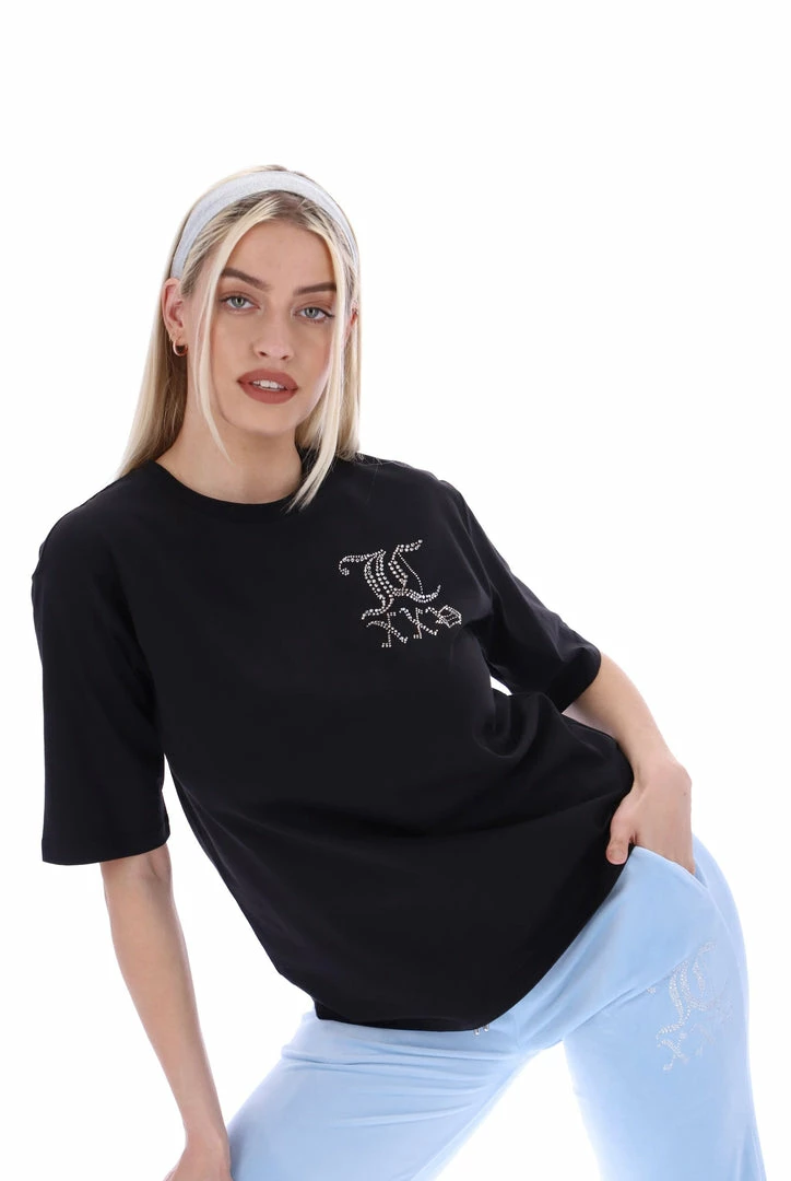 JUICY COUTURE BLACK ANNIVERSARY NUMERAL UNISEX TEE