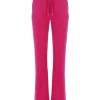 JUICY COUTURE TRACKSUITS RASPBERRY ROSE LUXE VELOUR DEL RAY POCKETED BOTTOMS