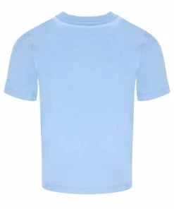 JUICY COUTURE TOPS POWDER BLUE ANNIVERSARY NUMERAL DIAMANTE GIRLFRIEND TEE