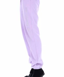 JUICY COUTURE PASTEL LILAC DIAMANTE SCRIPT BOYFRIEND JOGGERS TRACKSUITS