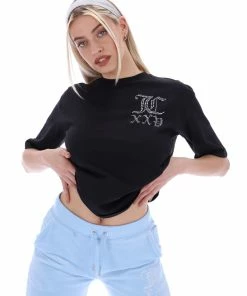 JUICY COUTURE BLACK ANNIVERSARY NUMERAL UNISEX TEE
