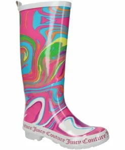 JUICY COUTURE SWIRL WELLINGTON BOOTS