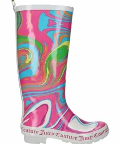 JUICY COUTURE SWIRL WELLINGTON BOOTS