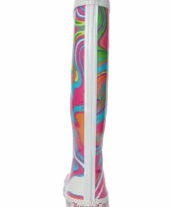 JUICY COUTURE SWIRL WELLINGTON BOOTS