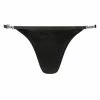 JUICY COUTURE BLACK VELVET THONG SPRING SUMMER '22 COLLECTION