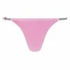 JUICY COUTURE PINK PETAL VELVET THONG