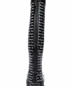JUICY COUTURE FOOTWEAR BLACK WELLINGTON BOOTS