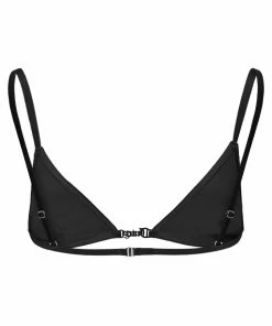 JUICY COUTURE BLACK VELVET TRIANGLE BRA