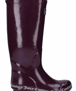 JUICY COUTURE BEETROOT WELLINGTON BOOTS