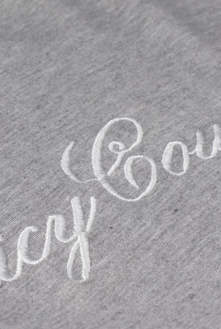 JUICY COUTURE TOPS BAMBOO JERSEY CREW NECK CROP SWEATSHIRT