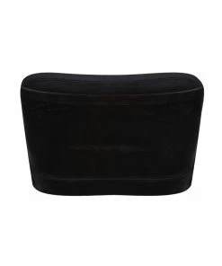 JUICY COUTURE TOPS BLACK VELOUR DIAMANTE BANDEAU