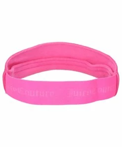 JUICY COUTURE FLURO PINK SHEER BRIM VISOR