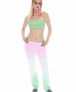JUICY COUTURE MINT DIAMANTE BANDEAU BIKINI SET