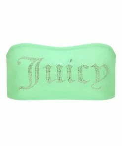JUICY COUTURE MINT DIAMANTE BANDEAU BIKINI SET