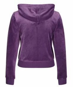 JUICY COUTURE TRACKSUITS BLACKBERRY CORDIAL CLASSIC VELOUR ROBERTSON HOODIE