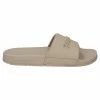 JUICY COUTURE SPRING SUMMER '22 COLLECTION WARM TAUPE EMBOSSED SLIDERS