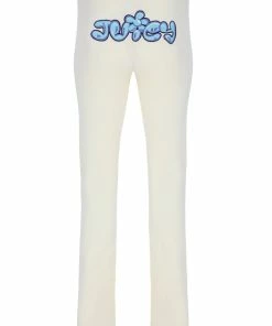 JUICY COUTURE SUGAR SWIZZLE JUICY BUBBLE LOW RISE FLARED JOGGER