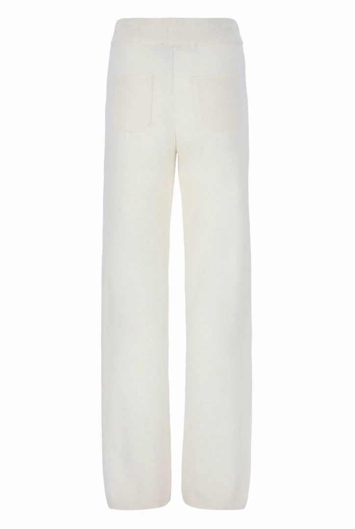 JUICY COUTURE CREAM CASHMERE BLEND KNITTED BOTTOM BOTTOMS