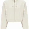 JUICY COUTURE HOODIES & TRACK TOPS CREAM CASHMERE BLEND KNITTED HOODIE