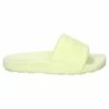 JUICY COUTURE YELLOW PEAR MONOGRAM JACQUARD TOWELLING SLIDERS SPRING SUMMER '22 COLLECTION