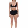 JUICY COUTURE NEW IN BLACK COTTON LOUNGE BOXER SHORT