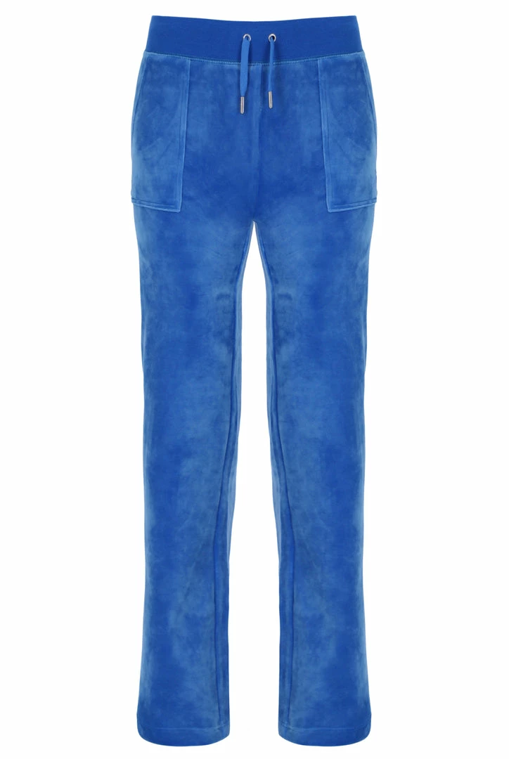 JUICY COUTURE SPRING SUMMER '22 COLLECTION REGATTA CLASSIC VELOUR DEL RAY POCKETED BOTTOMS