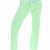 JUICY COUTURE MINT CONTRAST VELOUR DIAMANTE TRACKSUIT BOTTOM