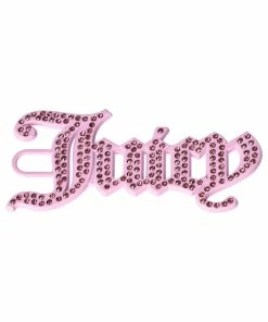 JUICY COUTURE PINK PETAL DIAMANTE JUICY KEY FOB SPRING SUMMER '22 COLLECTION