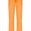 JUICY COUTURE BLAZING ORANGE LUXE VELOUR DEL RAY POCKETED BOTTOMS NEW IN