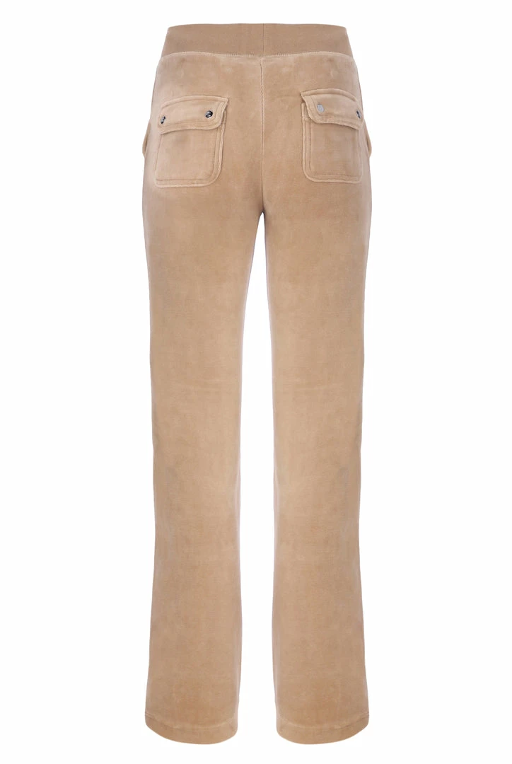 JUICY COUTURE TRACKSUITS WARM TAUPE LUXE VELOUR DEL RAY POCKETED BOTTOMS