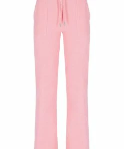 JUICY COUTURE ALMOND BLOSSOM LUXE VELOUR DEL RAY POCKETED BOTTOMS