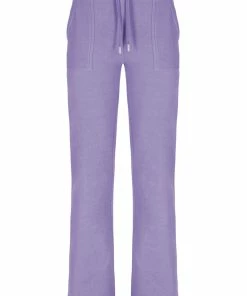 JUICY COUTURE NEW IN DAYBREAK LUXE VELOUR DEL RAY POCKETED BOTTOMS